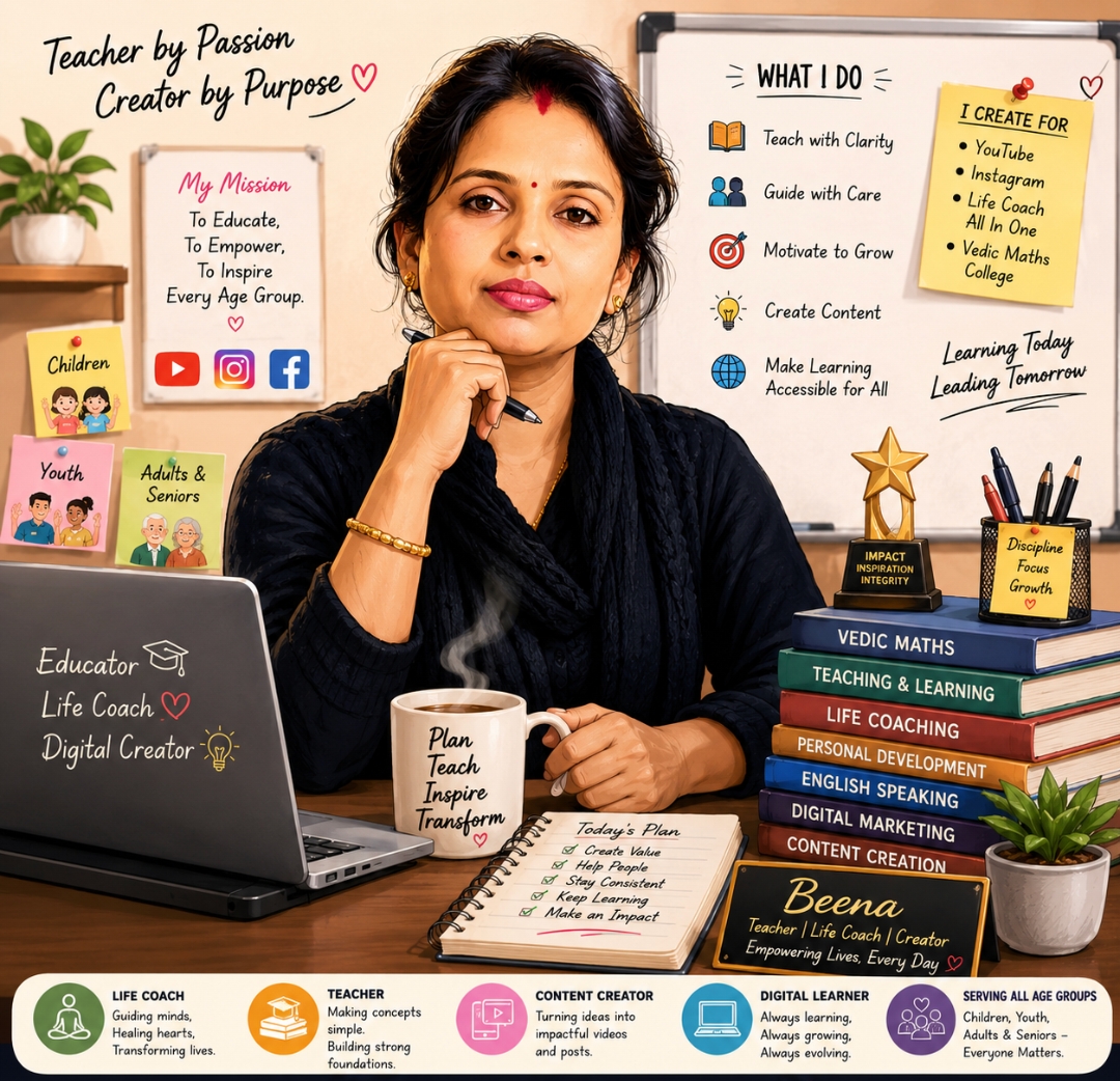 Beena — Teacher by Passion, Creator by Purpose